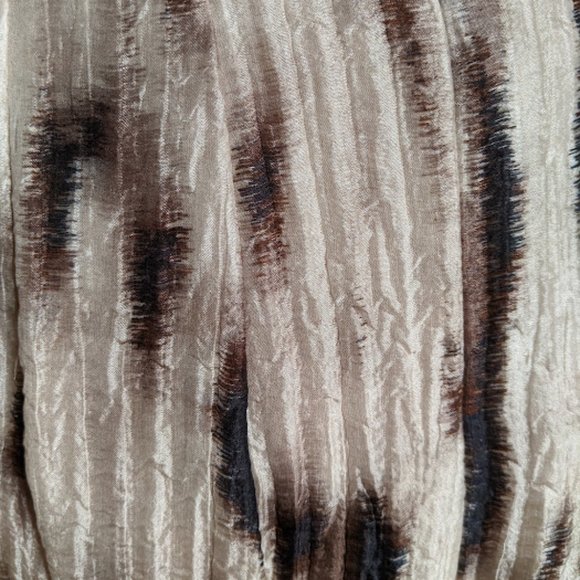 Peggy Jennings Silk Pleated Crinkle Skirt. Size S. - Picture 9 of 12